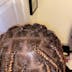 Medium knotless braids