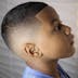 Black kids Barber's cut