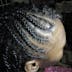 Natural  hair blow dry and rope twist or cornrows Style