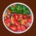 🍅 Fingerfood Brotsalat mit Ofenzwiebel und Tomate